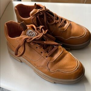 Timberland Men's Tan Leather Sneakers